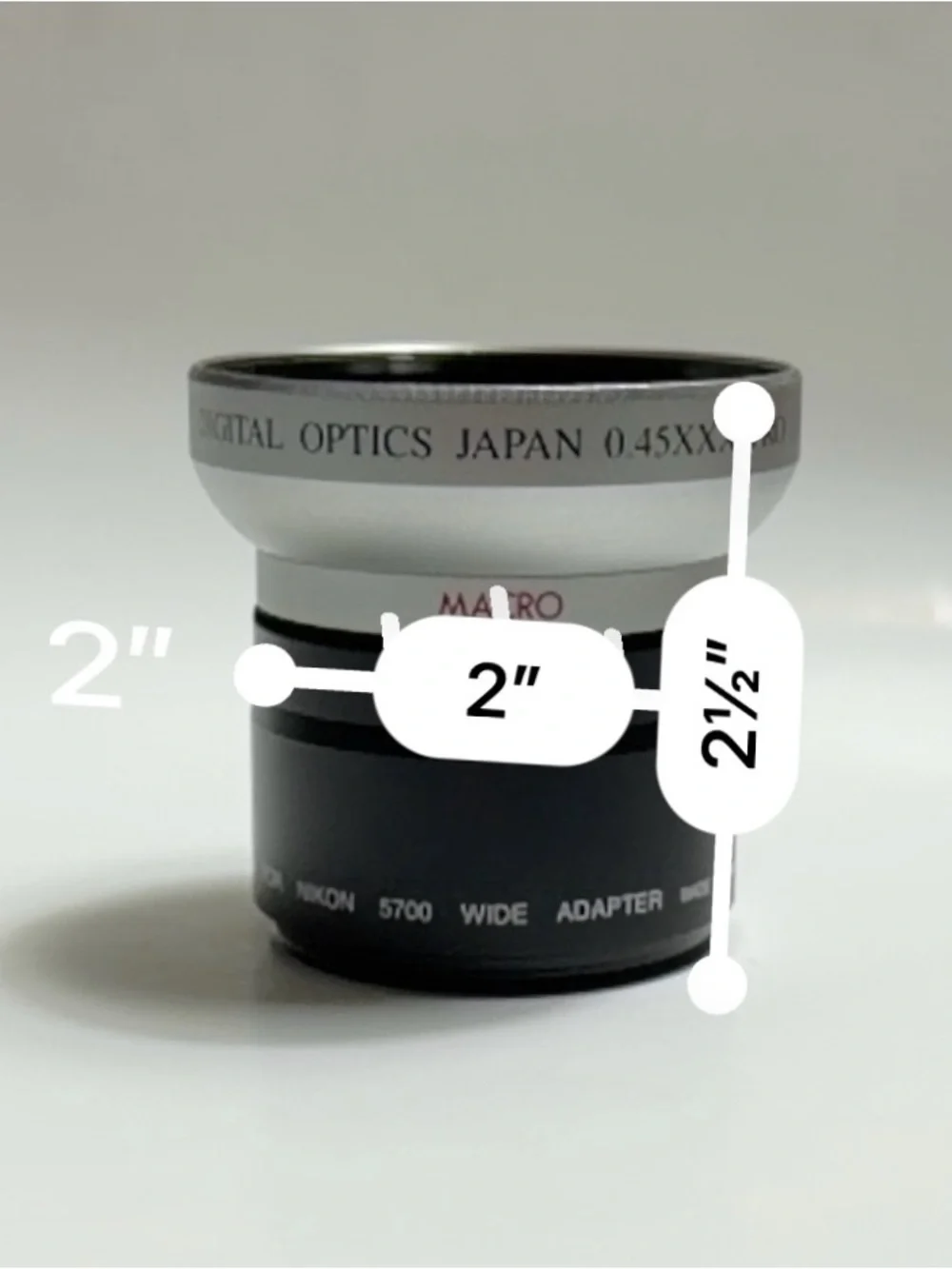 Digital Optics wide angle